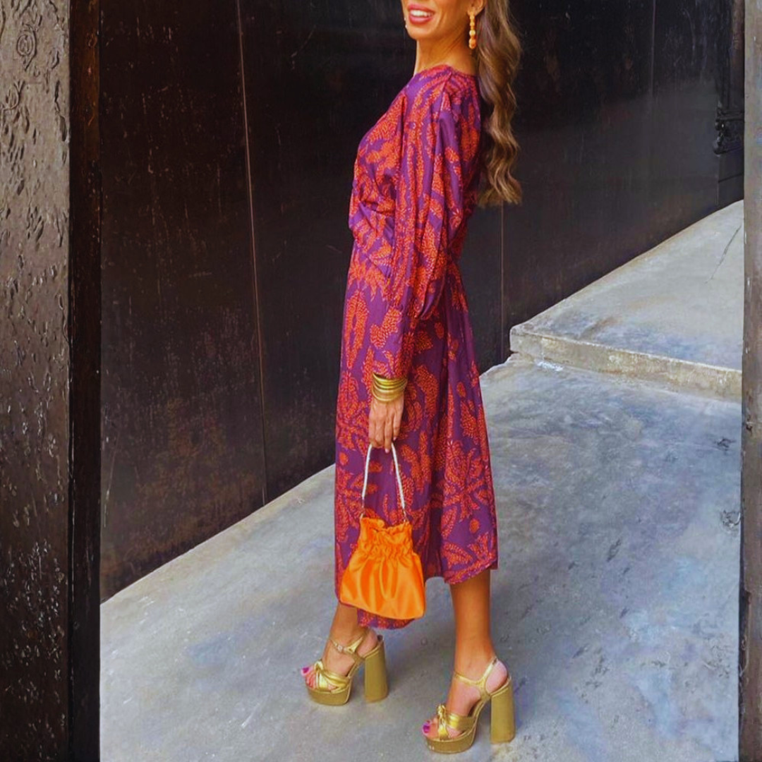 Dorothea | Women's Wedding Guest A-Line Maxi Dress