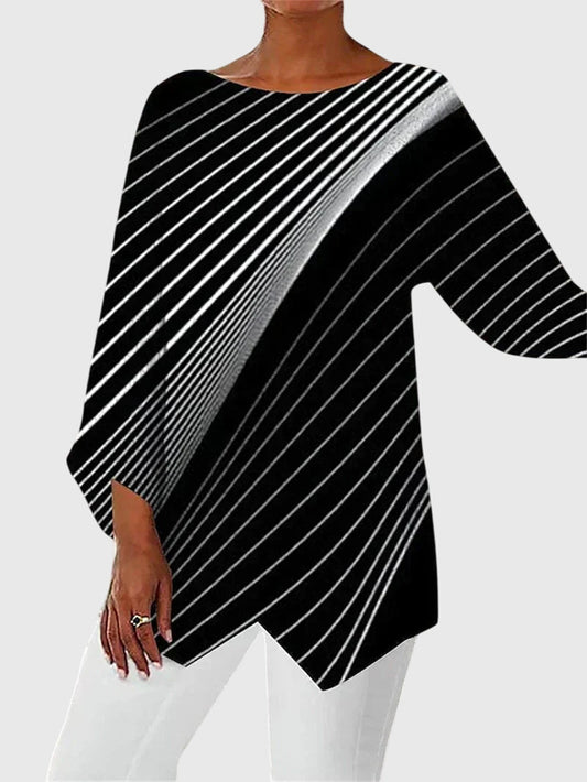 Alfreda | Breathable Relaxed Printed Work Top