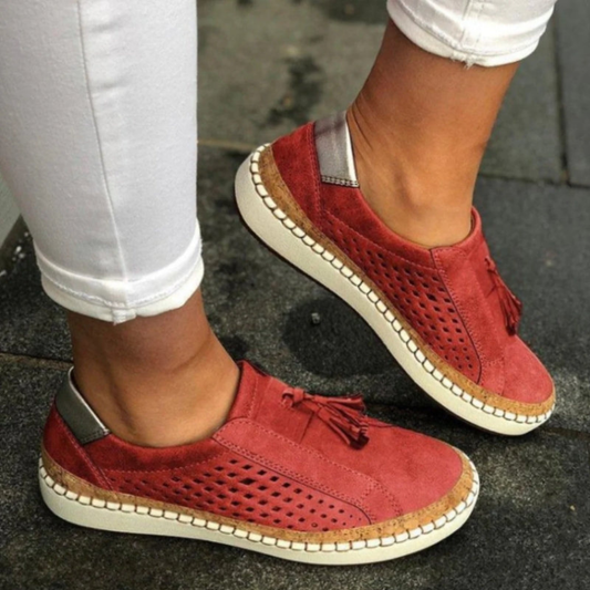 Karin | Women's Perforated Slip-On Casual Sneakers