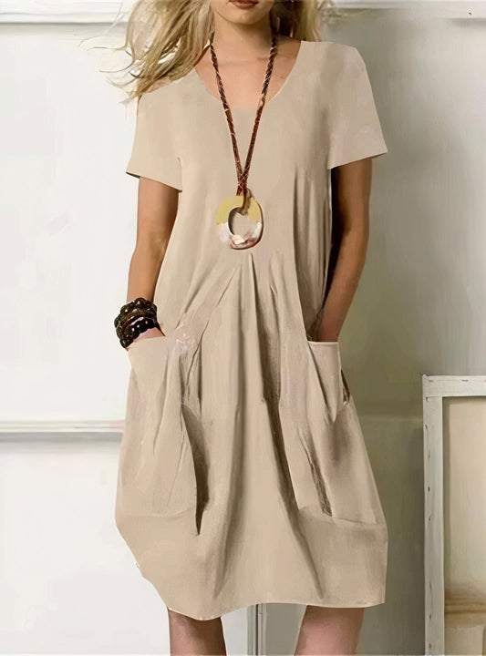 Domenica | Women's Elegant Flattering Relaxed Dress