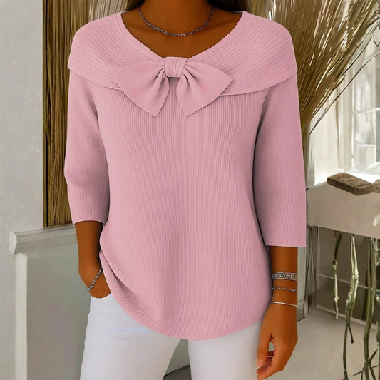 Dorothy | Women's Schleifendetail Dreiviertelärmel Top