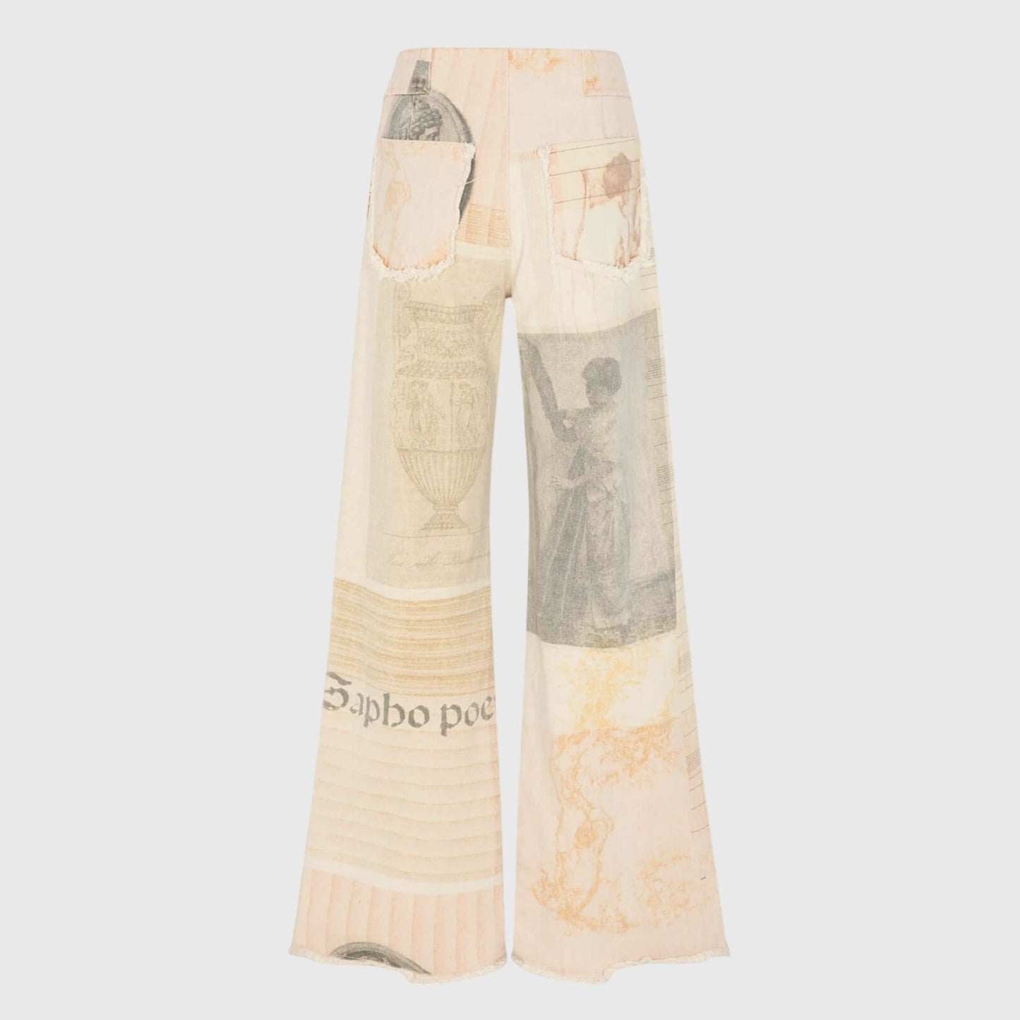 Tanja | Women's Vintage Jeans with High Waist and Print