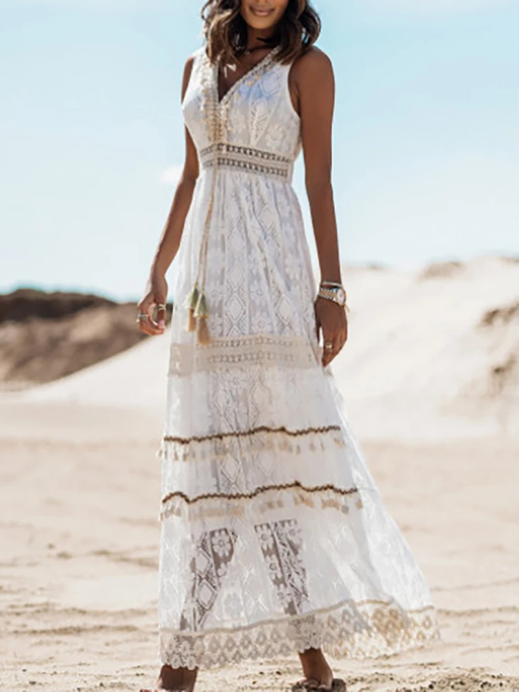 Stefanie | Women's Boho Summer Maxi Dress