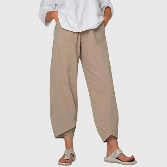 Nanda | Women's Breathable Wide-Leg Relaxed Pants