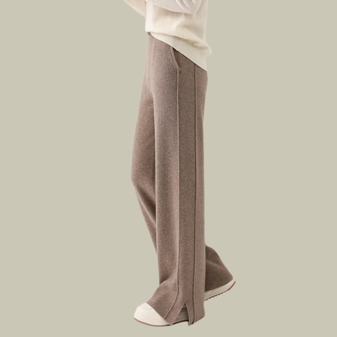 Kylie | Women's Knit Relaxed Winter Pants