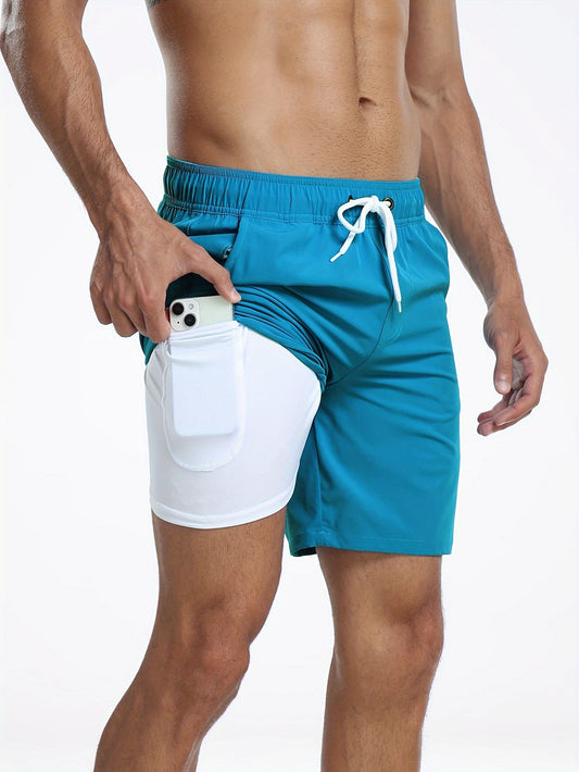 Philip | Breathable Practical Swim Shorts with Pockets