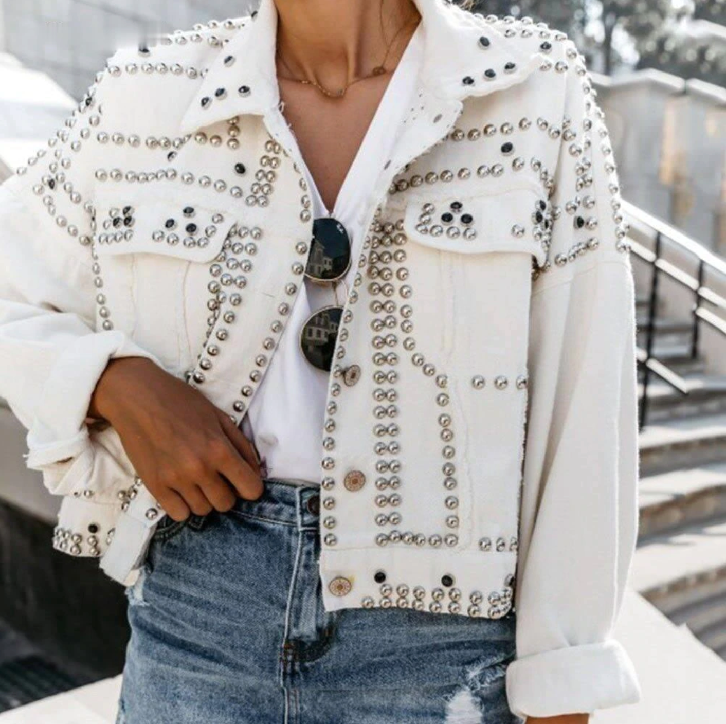 Martina | Women's High-Waist Stylish Lightweight Jacket