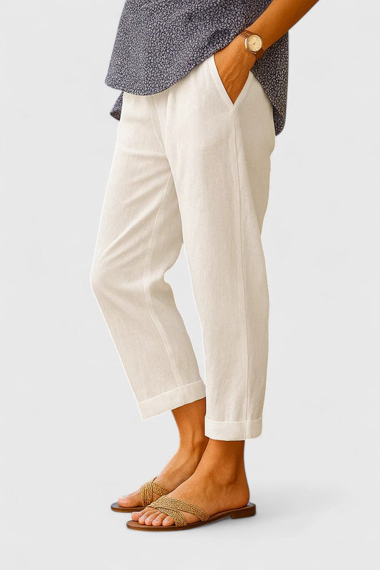 Pellegrinia | Breathable Relaxed Straight-Leg Summer Pants