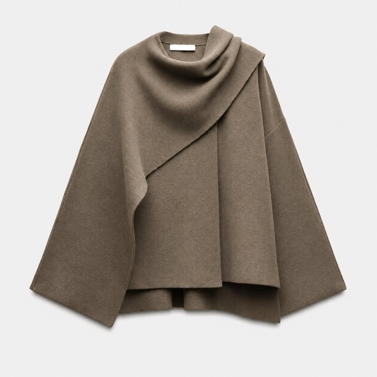 Asima | Wrap Relaxed Cape Mantel Flattering
