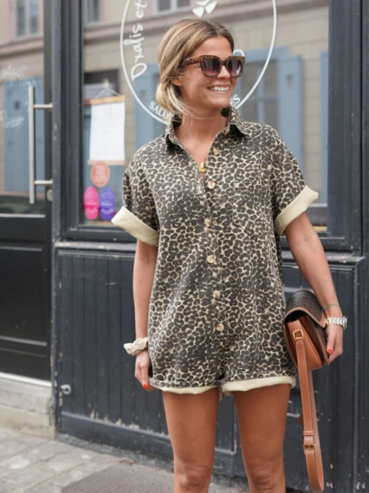 Emma | Women's Leopard Print Casual Shirt