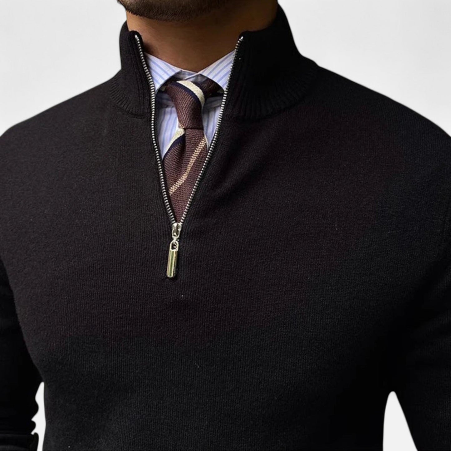 Benjamin | Herren Frühlings Half-Zip Pullover