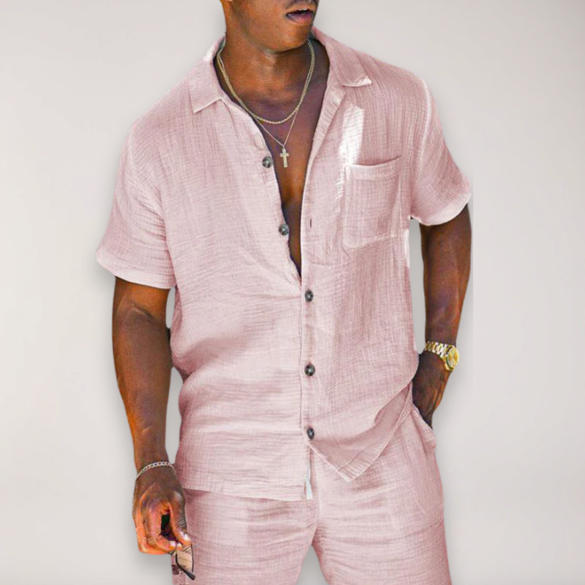 Adriano | Men’s Relaxed Coastal Coordinate Set