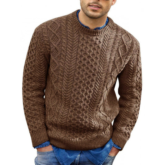 Emil | Herren Frühling Rundhals Strickpullover