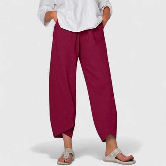 Lucietta | Women's Wide-Leg Relaxed Comfortable Pants