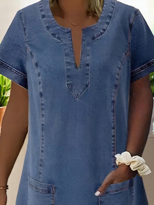 Lella | Women's Breathable Denim Relaxed Dress