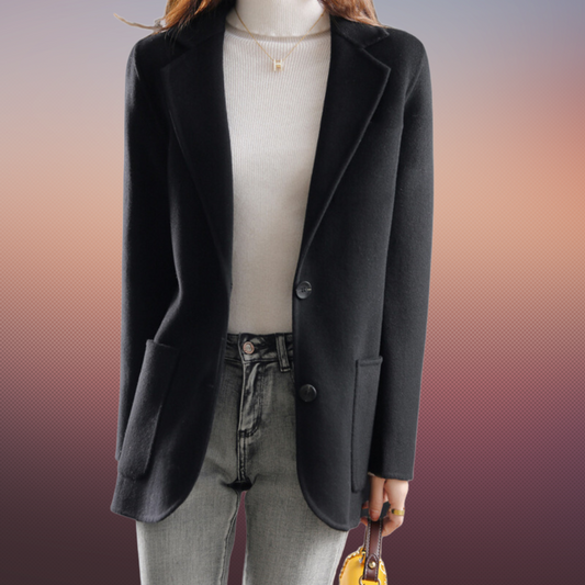 Emilia | Women's Classic Office Blazer with Two Buttons