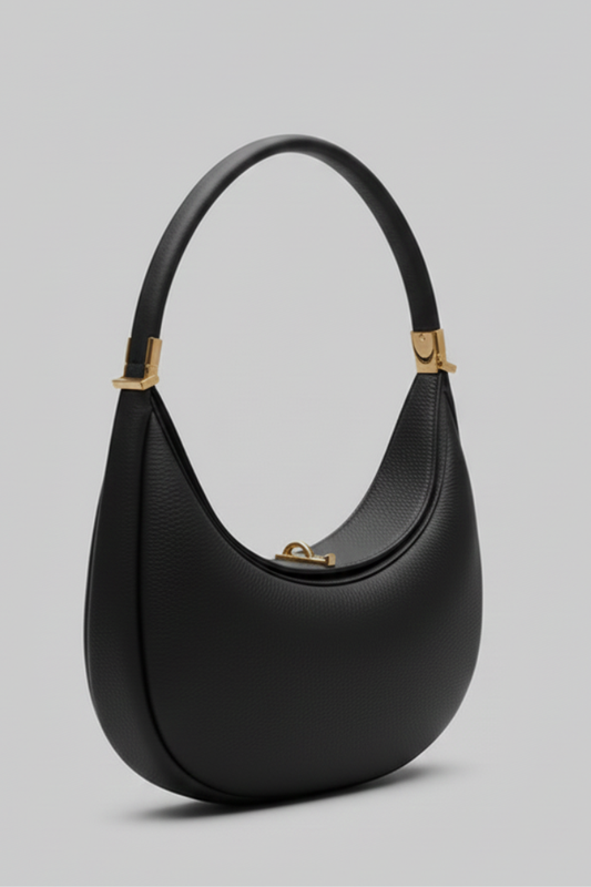 Isabella | Women's Classic Half Moon Shoulder Bag with a Strap