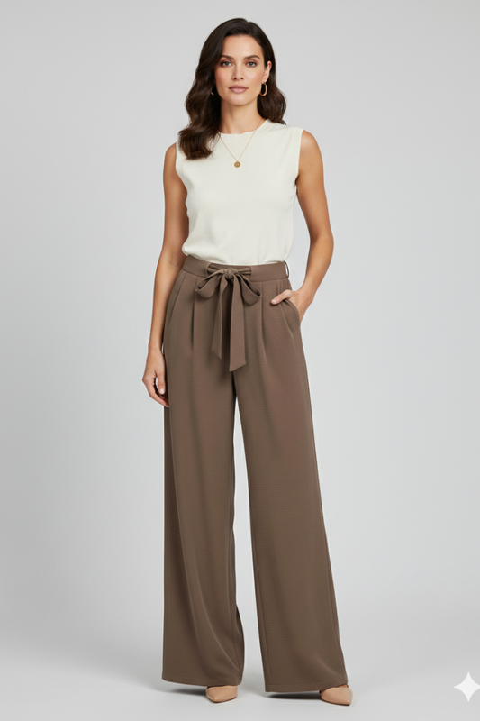 Adalgisa | Women's Wide-Leg Relaxed Summer Trousers