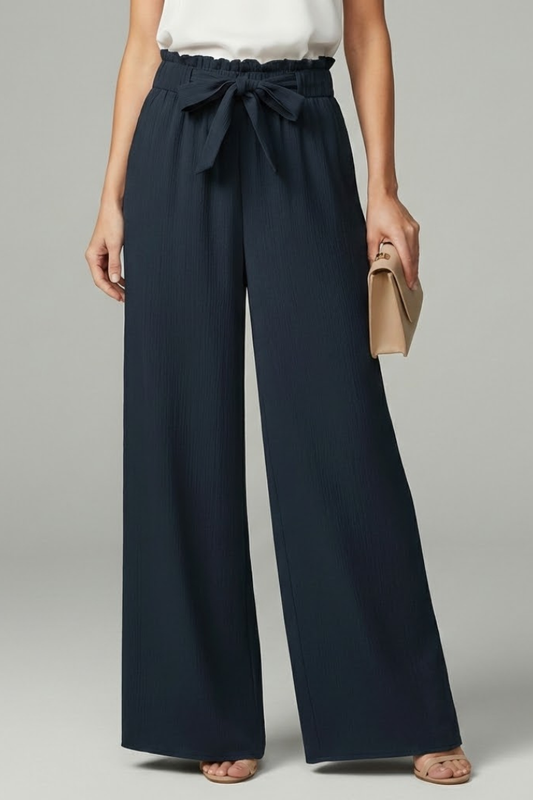 Adeodata | Women's Wide-Leg Summer Relaxed Trousers