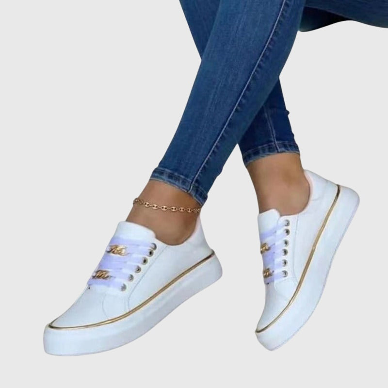 Anna | Women's Spring Casual Velvet Lace-Up Sneakers