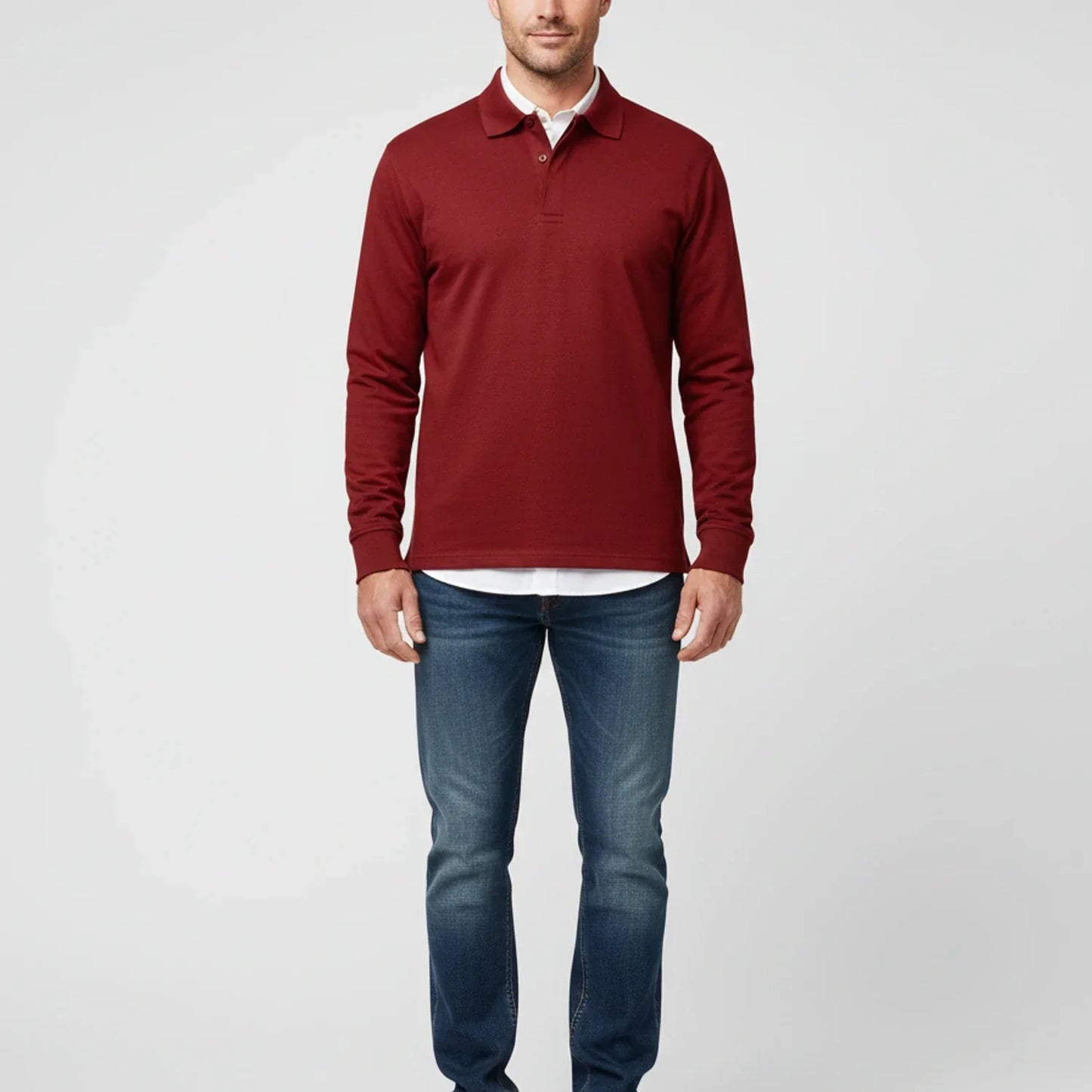 Marco | Men’s Classic Long Sleeve Polo Shirt