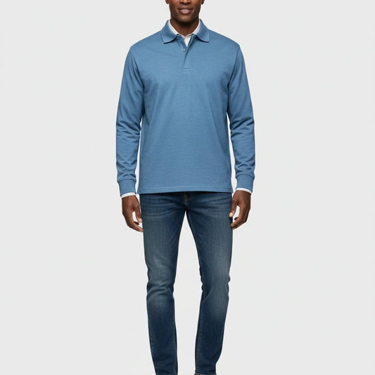 Marco | Men’s Classic Long Sleeve Polo Shirt