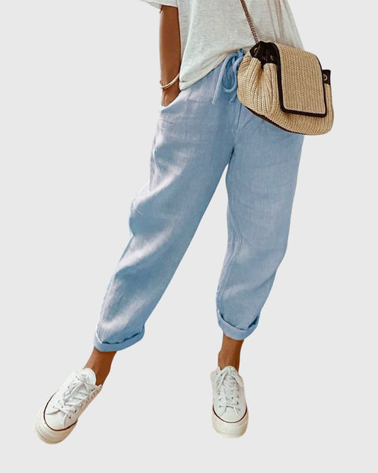 Liuba | Women's High-Waist Relaxed Comfortable Pants