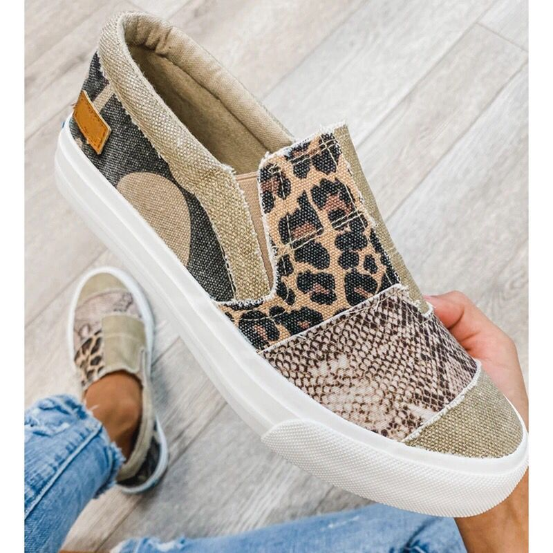 Maria | Women's Sneakers with niedrigem Schaft and Patch-Design