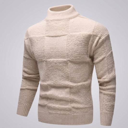 Andrew | Men’s Slim Fit Roll-Neck Sweater