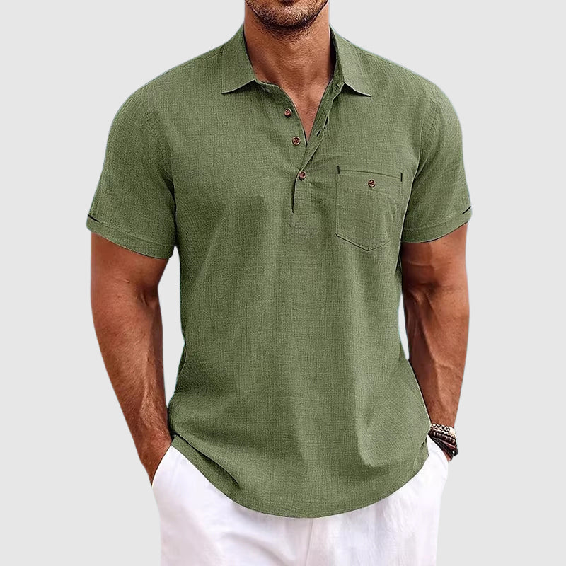 Roberto | Men’s Utility Pocket Polo Shirt
