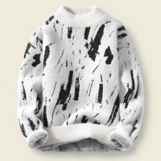 Markus | Herren Strickpullover mit abstraktem Muster