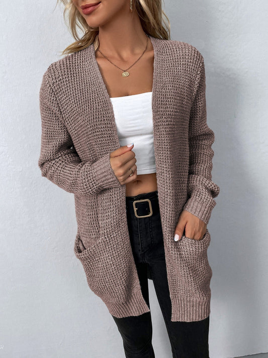 Doris | Women's Long Sleeve Knit Cardigan with Open Front