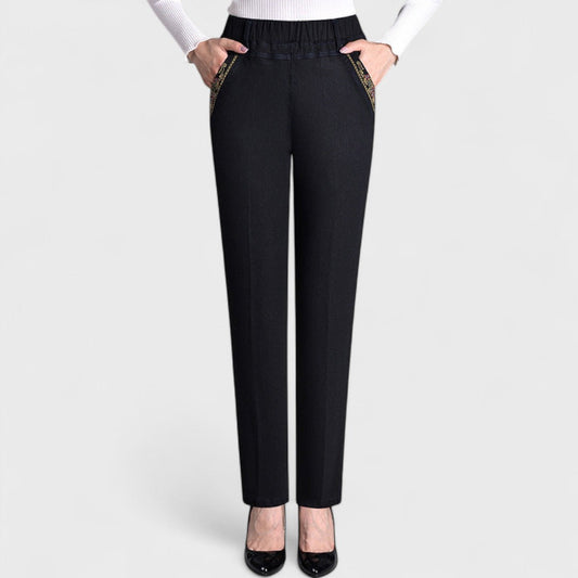 Anna | Women's Comfortable Stretch-Jeans with Side Pockets and Elastic Waistband