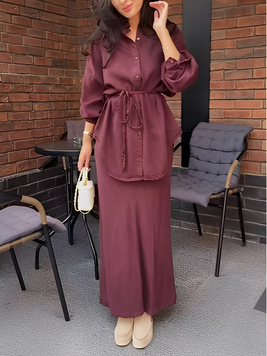 Flavia | Relaxed Casual Lightweight Long-sleeved Shirt