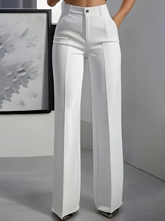 Aidamaria | Women's Wide-Leg High-Waist Work Pants