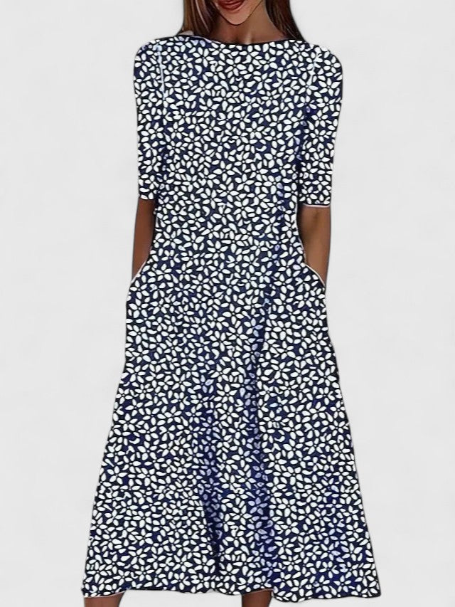 Cristina | Women's Midi Elegant Flattering Dress