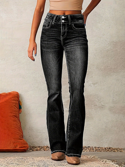 Greta | Women's High-Waist Jeans with wide Leg