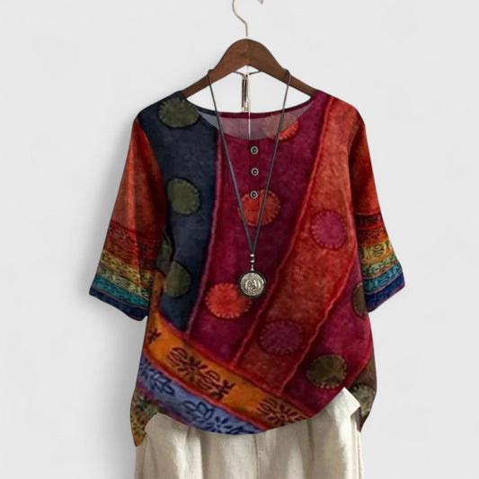 Aloisetta | Women's Relaxed Boho Lightweight Top