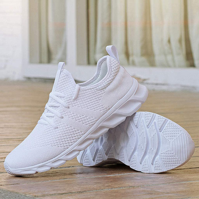 Magdalena | Women's Knit-Walking-Sneakers with Lacing