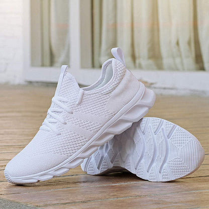 Magdalena | Women's Knit-Walking-Sneakers with Lacing