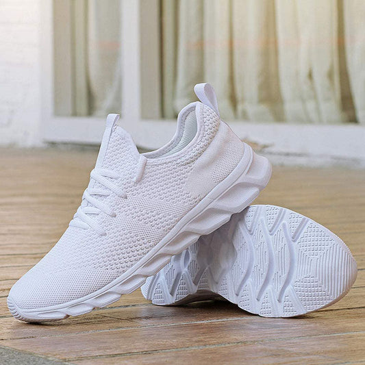 Magdalena | Women's Knit-Walking-Sneakers with Lacing