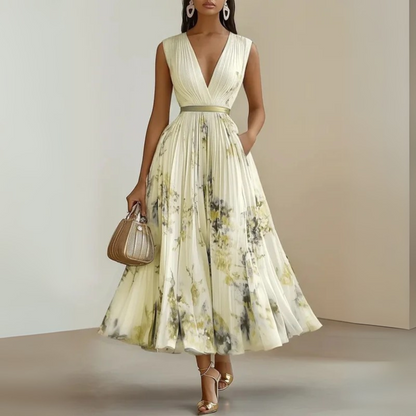 Claudia | Women's Flowing Sleeveless Summer Maxi Dress