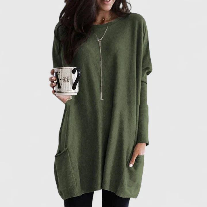 Karla | Women's Casual Tunikakleid with Long Sleeves