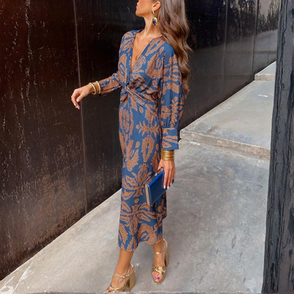 Dorothea | Women's Wedding Guest A-Line Maxi Dress