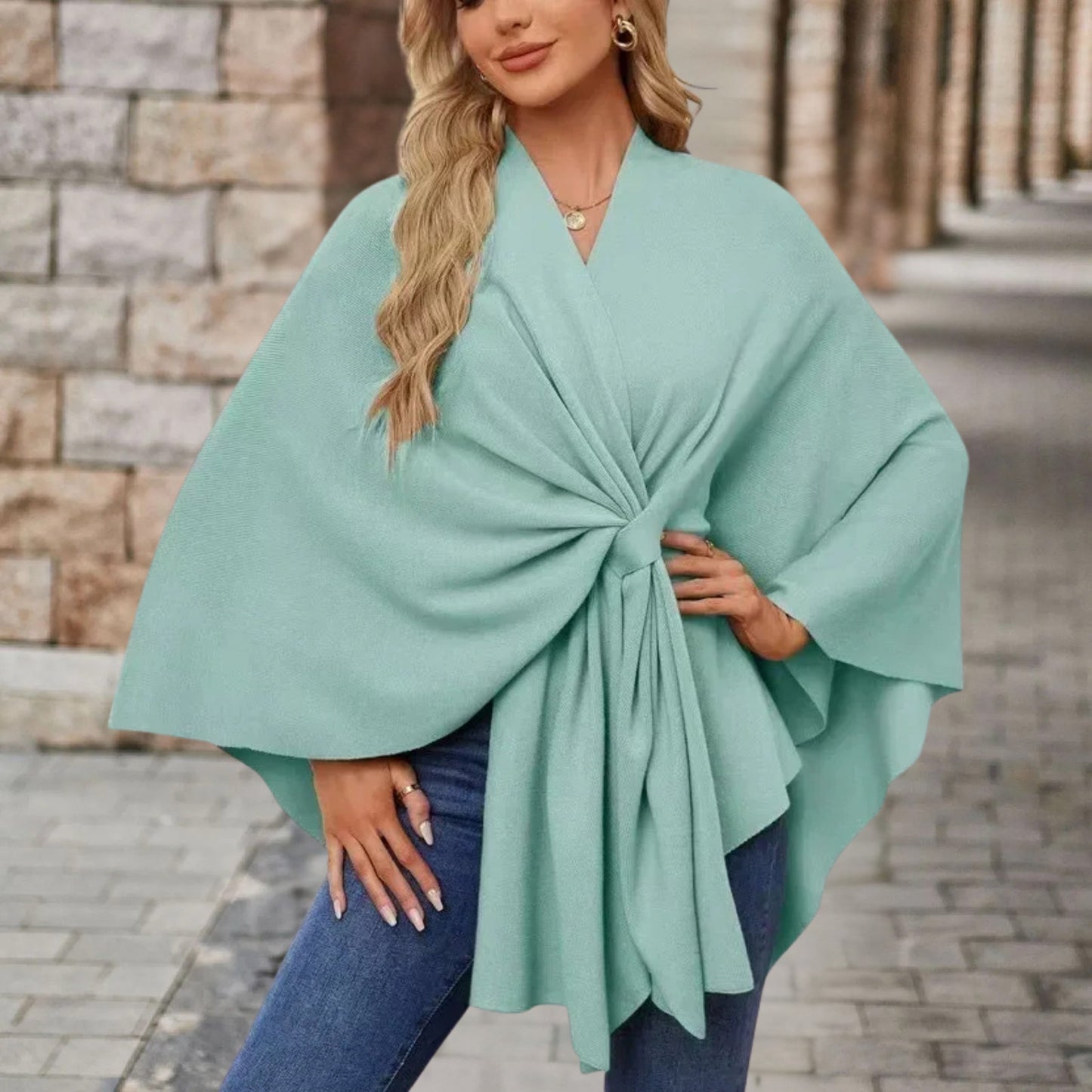 Veronica | Women's Lightweight Casual Cape-Style Top