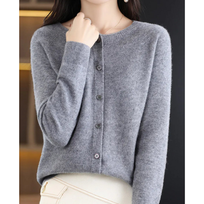 Katharina | Women's Knit Cardigan with classic Button Closure