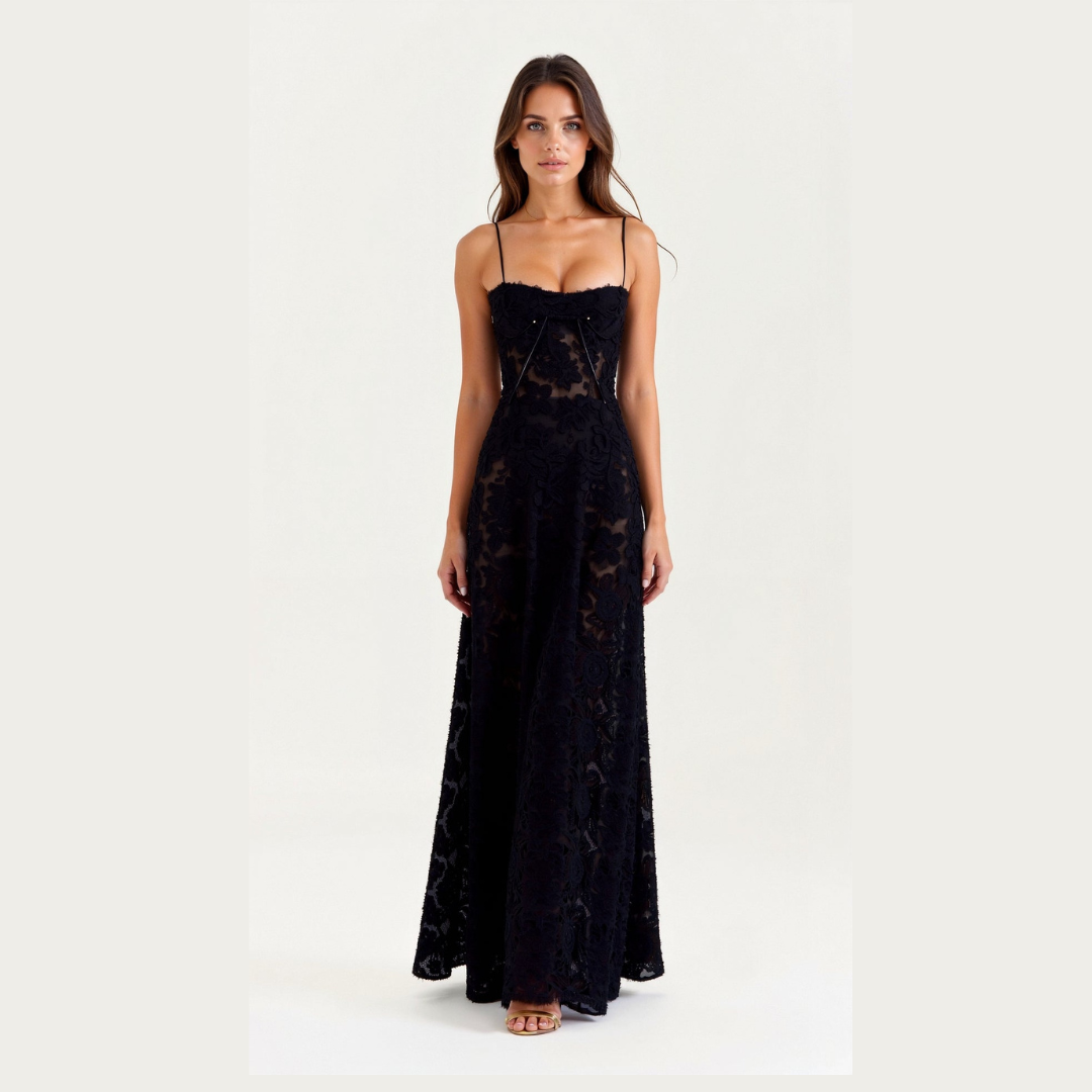 Michaela | Women's Wedding Guest Slip Maxi Dress