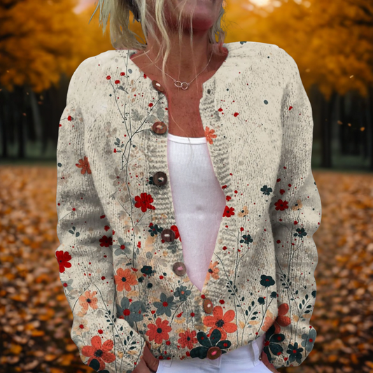 Elettra | Breathable Knit Relaxed Work Cardigan