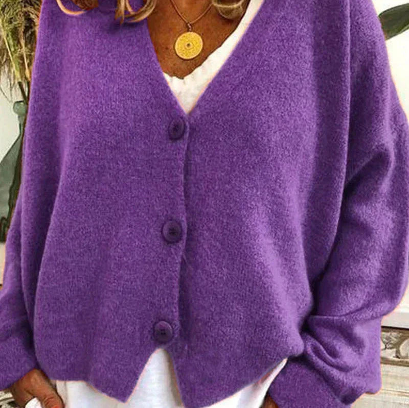Skye | Women's Knit V-Neck Cozy Cardigan