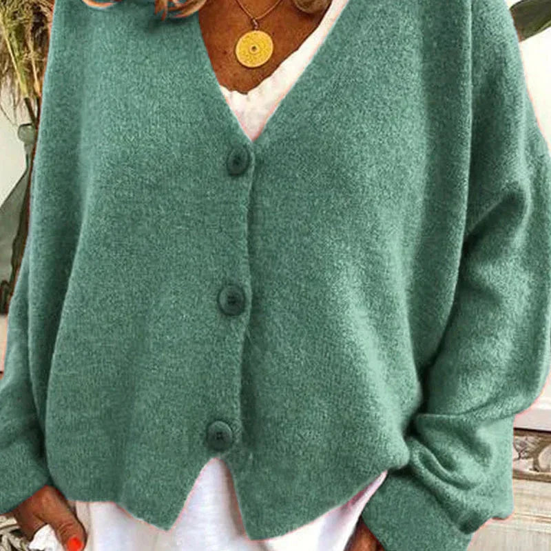 Skye | Women's Knit V-Neck Cozy Cardigan